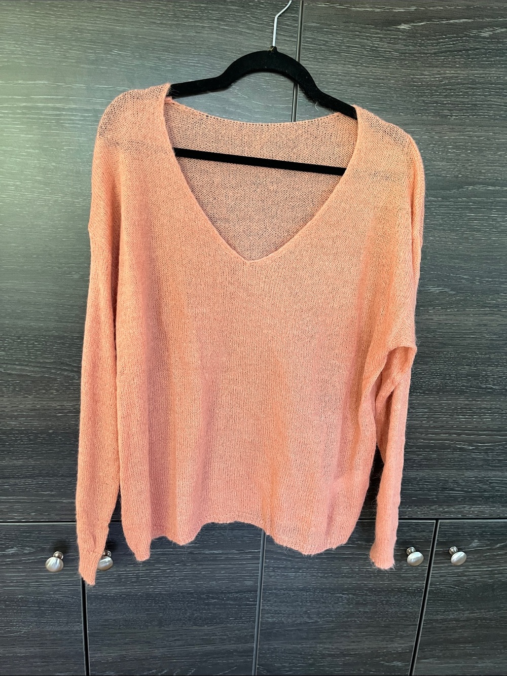 NWOT Apricot Coloured Mohair Sweater XL